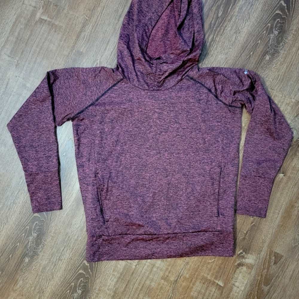 Woman's Columbia Sportswear Pullover Cowl Neck Hoodie, Large, Burgundy